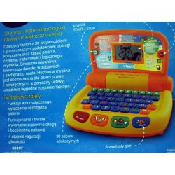 VTECH LAPTOP MAŁEGO ODKRYWCY JĘZ. POLSKI -30 ZADAŃ (60107) - 5