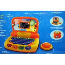 VTECH LAPTOP MAŁEGO ODKRYWCY JĘZ. POLSKI -30 ZADAŃ (60107) - 6