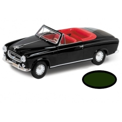 WELLY 1:18 PEUGEOT 403 1955 ZIELONY CIEMNY Z KREMOWAY WNĘTRZEM - 1