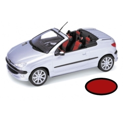WELLY 1:24 PEUGEOT 206 CC CZERWONY - 1