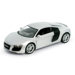 WELLY 1:24 Audi R8 srebrne - 1