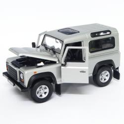 WELLY 1:24 Land Rover Defender srebrny - 2