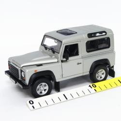 WELLY 1:24 Land Rover Defender srebrny - 3