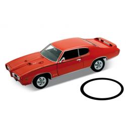 WELLY 1:24 Pontiac GTO 1969 biały - 4