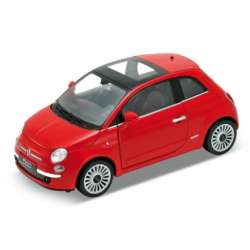 WELLY 1:24 FIAT 500 2007 czerwony - 1