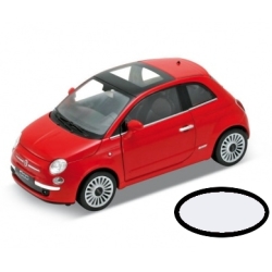 WELLY 1:24 FIAT 500 2007 GOŁĘBI - 1