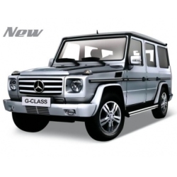 WELLY 1:24 MERCEDES BENZ G-CLASS SREBRNY - 1