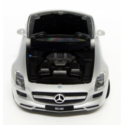 WELLY 1:24 MERCEDES BENZ SLS AMG SREBRNY - 3