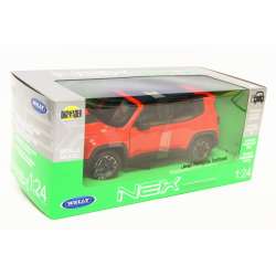 WELLY 1:24 Jeep Renegade Trailhawk pomarańczowy - 1