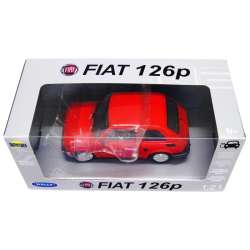 WELLY 1:21 Fiat 126p czerwony - 2