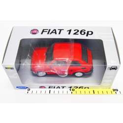 WELLY 1:21 Fiat 126p czerwony - 4