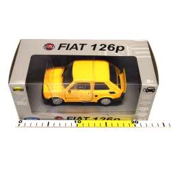 WELLY 1:21 Fiat 126p żółty - 2