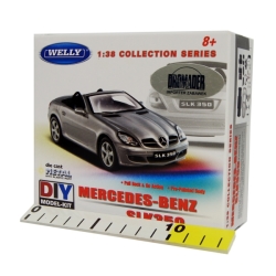 WELLY KIT 1:38 MERCEDED-BENZ SLK350 pull-back DO SKŁADA. (23585) - 2