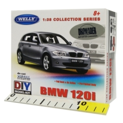 WELLY KIT 1:38 BMW 120i pull-back DO SKŁADANIA - 2