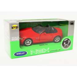 Welly 1:34 BMW Z4 Cabrio - czerwony - 1