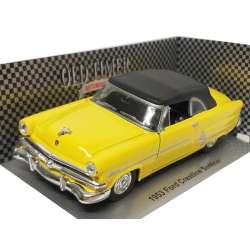 Welly 1:34 Ford Crestline Sunliner 1953 soft top -żółty - 1