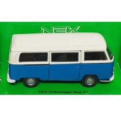 Welly 1:34 VW Volkswagen BUS T2'72 niebieski z białym da - 1