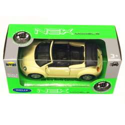 Welly 1:34 VW New Beetle cabrio -kremowy - 1