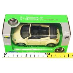Welly 1:34 VW New Beetle cabrio -kremowy - 2