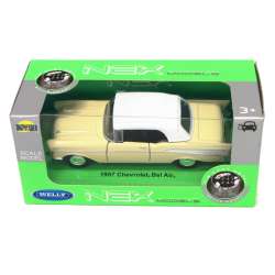 Welly 1:34 Chevrolet Bel Air '57 Soft-top -kremowy - 3