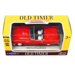 Welly 1:34 Ford Thunderbird 1955 cabrio - czerwony - 1