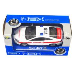 Welly 1:34 Peugeot 407 AMBULANCE -biały - 1