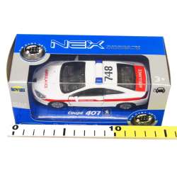 Welly 1:34 Peugeot 407 AMBULANCE -biały - 2