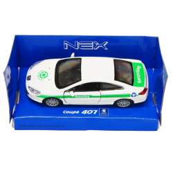 Welly 1:34 Peugeot 407 Recykling -biały - 1