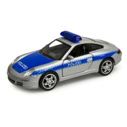 Welly 1:34 Porsche 911 Carrera S Coupe Policja -srebrny - 1