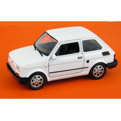 WELLY 1:27 FIAT 126P - biały - 1