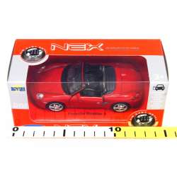 Welly 1:34 Porsche Boxster S cabrio czerwony - 2