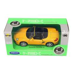 Welly 1:34 Porsche Boxster S cabriolet -żółty - 2