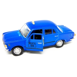 WELLY 1:39 FIAT 125P TAXI - niebieski - 2