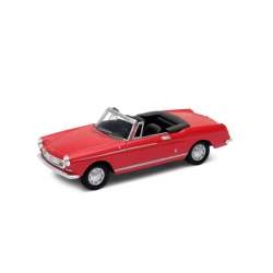 Welly 1:34 Peugeot 404 '57 cabrio -czerwony - 1