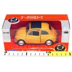 Welly 1:34 Fiat Nuova 500 -musztardowy - 2