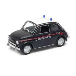 Welly 1:34 Fiat Nuova 500 Carabinieri -czarny - 1