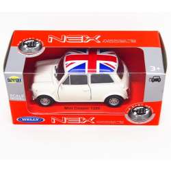 WELLY 1:34 Mini Cooper 1300 -Wielka Brytania biały - 1