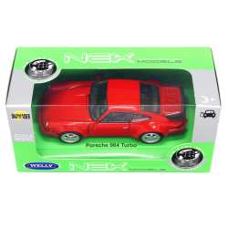 Welly 1:34 Porsche 911 TURBO czerwony - 1