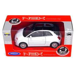Welly 1:34 Fiat 500C 2010 -biały - 1