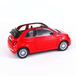 WELLY FIAT 500C 2010 czerwony skala 1:34-39 - 6