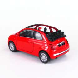 WELLY FIAT 500C 2010 czerwony skala 1:34-39 - 4