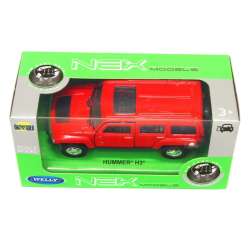 Welly 1:34 Hummer H3 - czerwony - 1