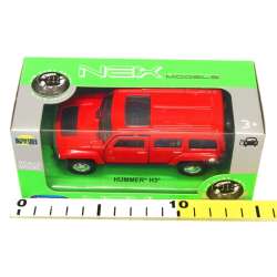 Welly 1:34 Hummer H3 - czerwony - 2