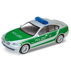 Welly 1:34 BMW 535i POLIZEI -srebrno-zielony - 1