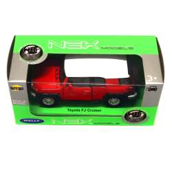 WELLY 1:34 Toyota FJ CRUISER -czerwona - 2