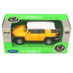 Welly 1:34 Toyota FJ CRUISER żółty - 1