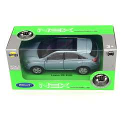 Welly 1:34 Lexus RX 450H - błękitny - 2