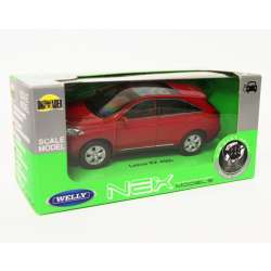 Welly 1:34 Lexus RX 450H - czerwony - 1