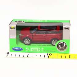 Welly 1:34 Land Rover RANGE ROVER Evoque -czerwony - 7