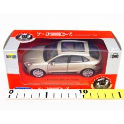 WELLY 1:34 Porsche Macan Turbo - srebrny - 2